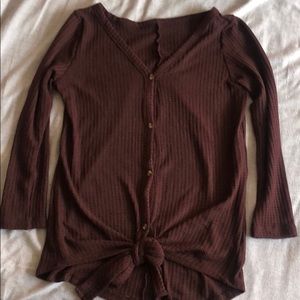 Button Down Light Sweater/shirt